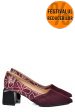 Pantofi visinii piele naturala intoarsa 5s77460