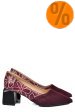 Pantofi visinii piele naturala intoarsa 5s77460