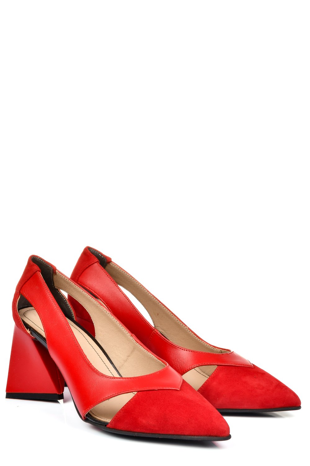 PANTOFI ROSII PIELE NATURALA 5S77700B