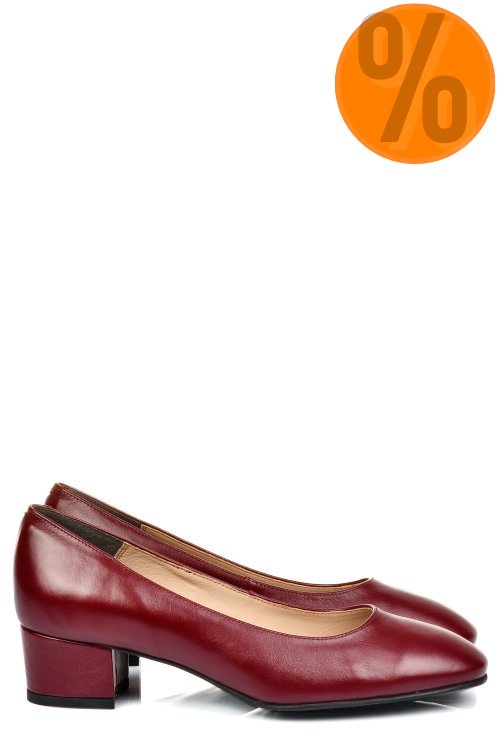 Pantofi visinii piele naturala 1s77301