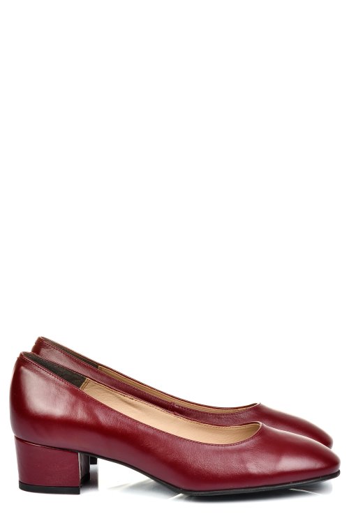 Pantofi visinii piele naturala 1s77301