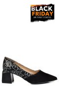 PANTOFI NEGRI PIELE NATURALA INTOARSA 5S77460