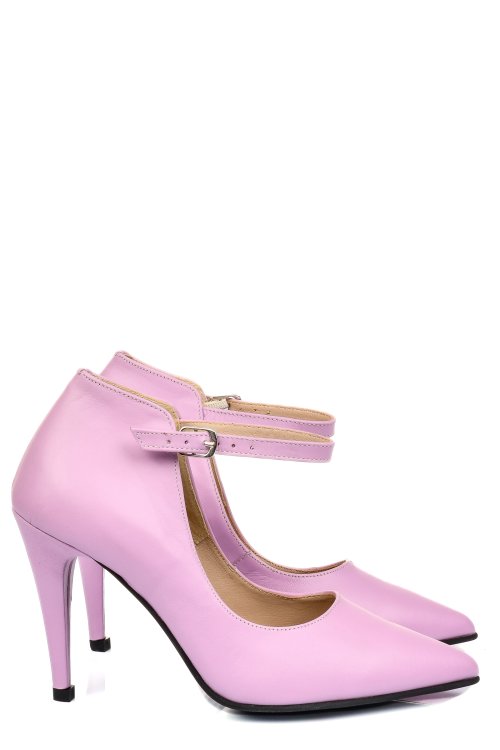 Pantofi mov piele naturala 5s77905