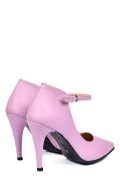 PANTOFI MOV PIELE NATURALA 5S77905