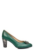 PANTOFI VERZI PIELE NATURALA 5S77656