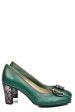 Pantofi verzi piele naturala 5s77656