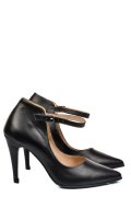 PANTOFI NEGRI PIELE NATURALA 5S77905
