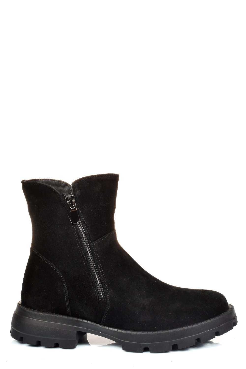 GHETE NEGRE PIELE NATURALA INTOARSA 242841SP