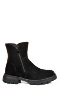 GHETE NEGRE PIELE NATURALA INTOARSA 242841SP