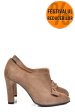 Pantofi bej piele naturala intoarsa 3s77907