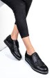Pantofi negri piele naturala 5s7744001