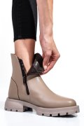 GHETE BEJ PIELE NATURALA 242841NP