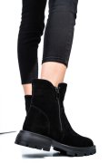 GHETE NEGRE PIELE NATURALA INTOARSA 242841SP