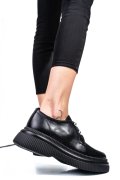 PANTOFI NEGRI PIELE NATURALA 251617NP