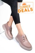 PANTOFI TAUPE PIELE NATURALA 251617NP