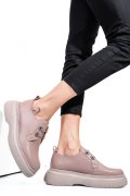 PANTOFI TAUPE PIELE NATURALA 251617NP