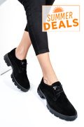 PANTOFI NEGRI PIELE NATURALA INTOARSA 251615SP