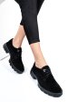 Pantofi negri piele naturala intoarsa 251615sp