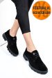 Pantofi negri piele naturala intoarsa 251615sp