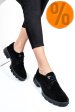 Pantofi negri piele naturala intoarsa 251615sp