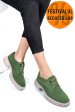 Pantofi verzi piele naturala intoarsa 251615sp