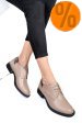 Pantofi bej piele naturala  251624np