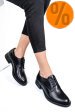 Pantofi negri piele naturala  251624np