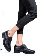 PANTOFI NEGRI PIELE NATURALA  251624NP