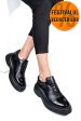 Pantofi negri piele naturala  251621np/npk