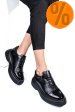 Pantofi negri piele naturala  251621np/npk
