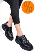 PANTOFI NEGRI PIELE NATURALA  251620NP