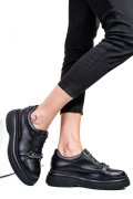 PANTOFI NEGRI PIELE NATURALA  251620NP