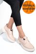 Pantofi roz piele naturala  251622np