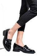 MOCASINI NEGRI PIELE NATURALA LACUITA 251628NPK