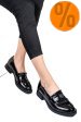 Mocasini negri piele naturala lacuita 251628npk
