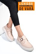 MOCASINI ROZ PIELE NATURALA 251618NP