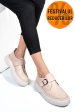 Mocasini roz piele naturala 251618np