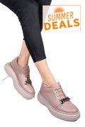 PANTOFI TAUPE PIELE NATURALA  251620NP