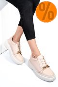 PANTOFI BEJ PIELE NATURALA  251620NP
