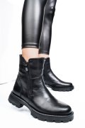 GHETE NEGRE PIELE NATURALA 242841NP