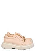 PANTOFI BEJ PIELE NATURALA  251620NP