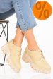 Pantofi bej piele naturala 2s77080