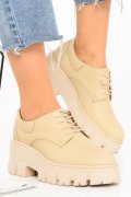 PANTOFI BEJ PIELE NATURALA 2S77080
