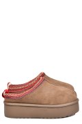 SABOTI TAUPE PIELE NATURALA INTOARSA 1S77253