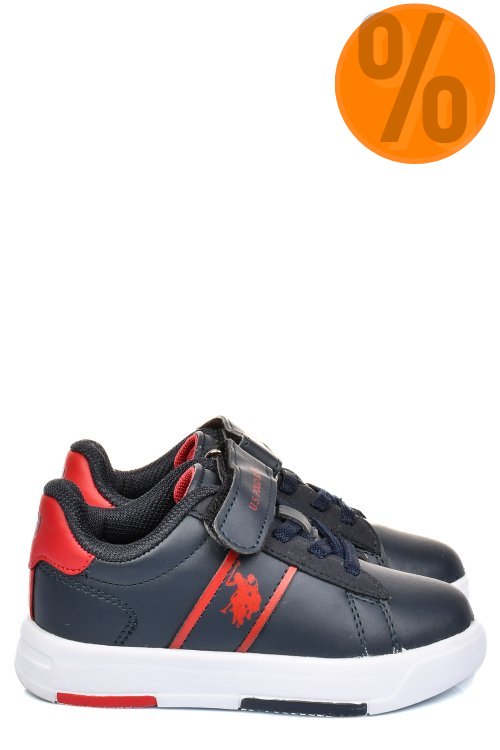 U.s. polo assn, pantofi sport navy red travis-jr