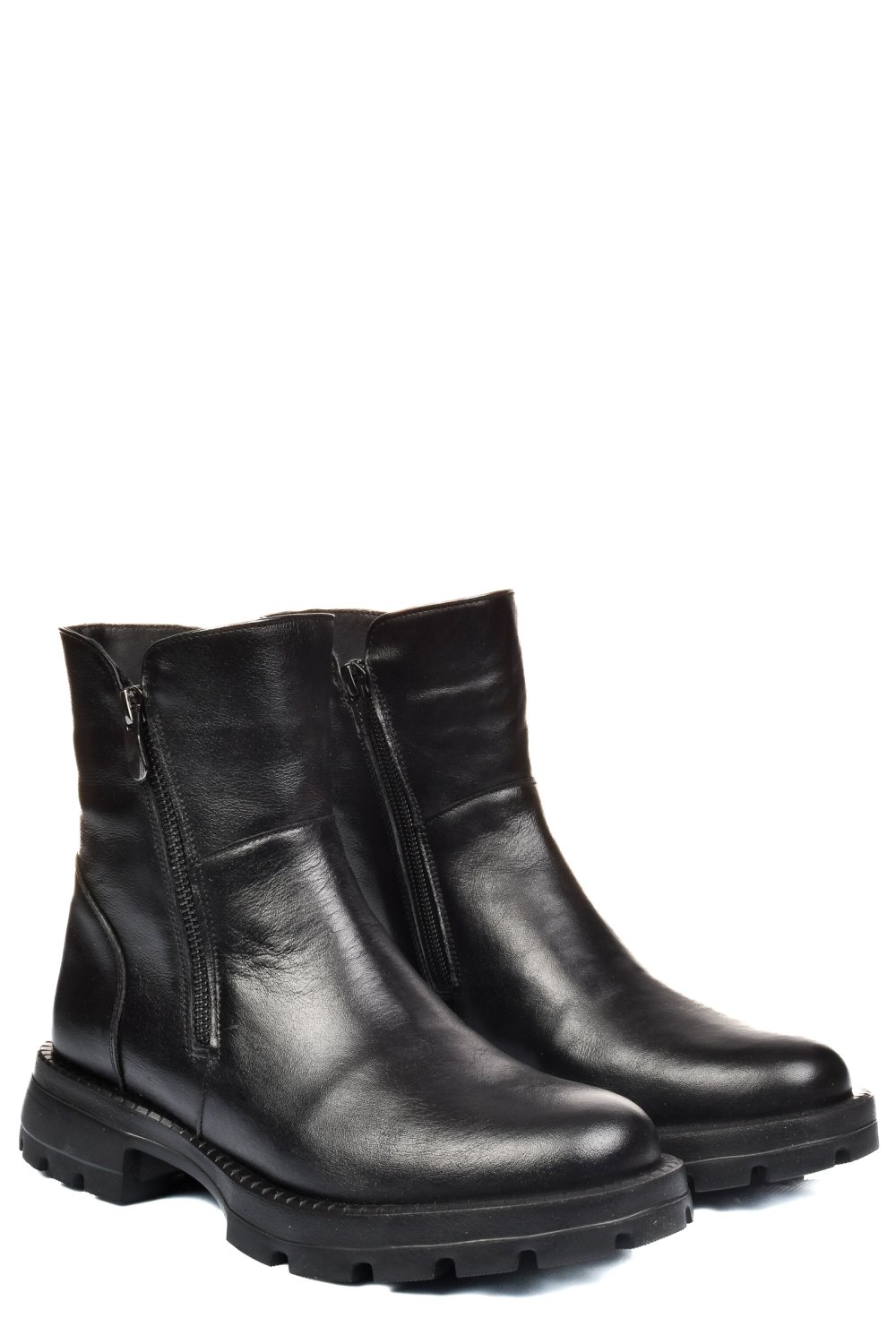 GHETE NEGRE PIELE NATURALA 242841NP