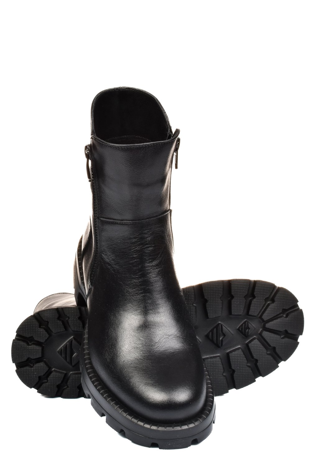 GHETE NEGRE PIELE NATURALA 242841NP