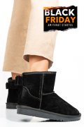 CIZME NEGRE PIELE NATURALA INTOARSA 6SP619