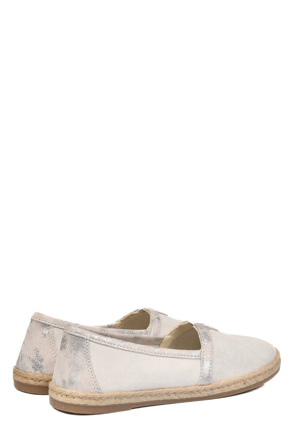 ESPADRILE BEJ PIELE NATURALA INTOARSA WS77S-142R04