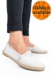 Espadrile bej piele naturala intoarsa ws77s-142r04